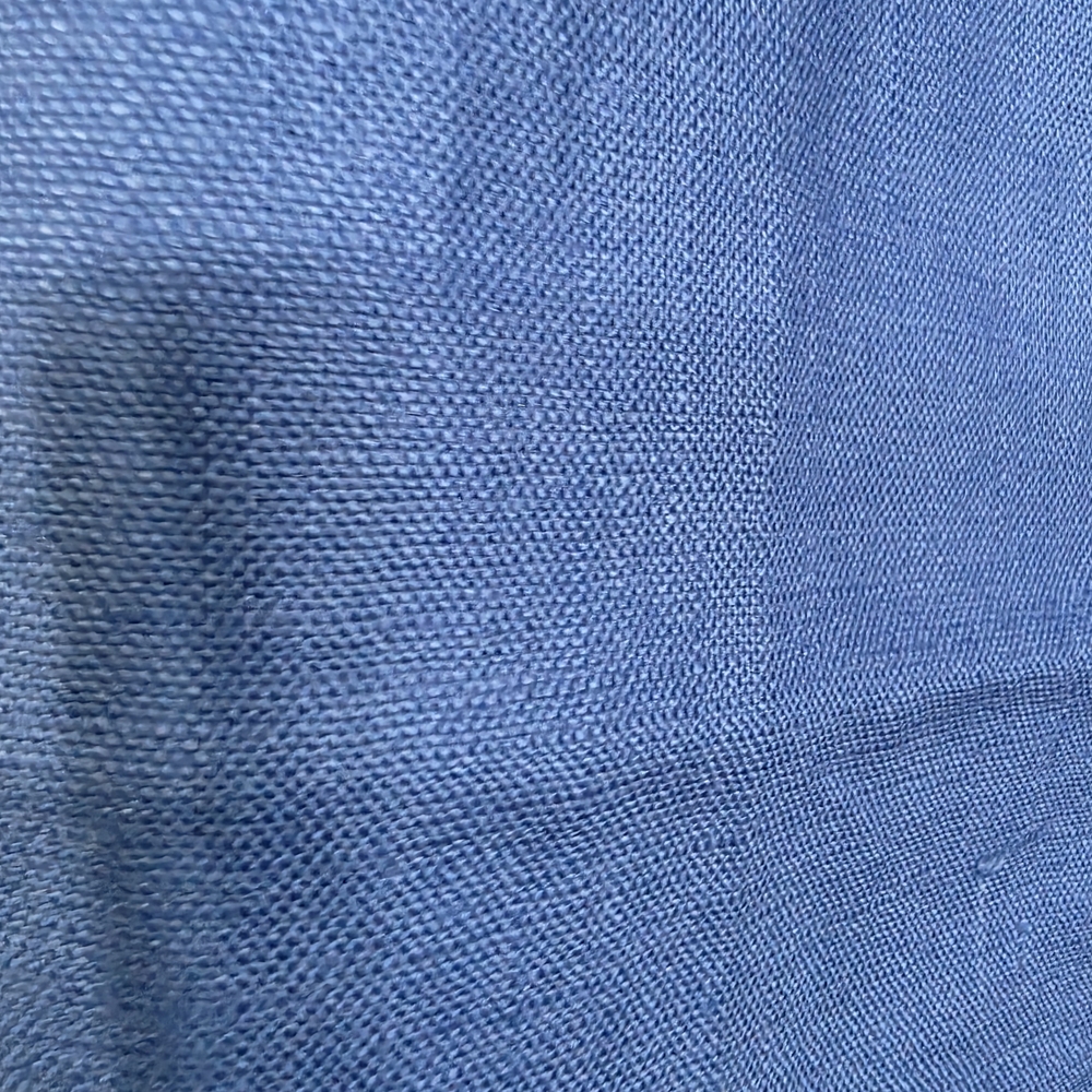 Ralph Lauren Women's Vibrant Blue Linen Lined Pants - Picture 8 of 8